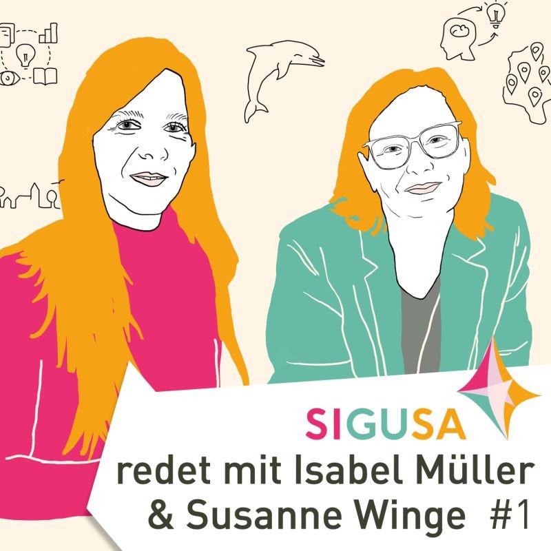 Isabel Müller und Susanne Winge beim SIGUSA-Podcast